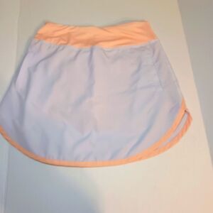 Simply Southern white with peach trim Skorts Tennis shorts sz small